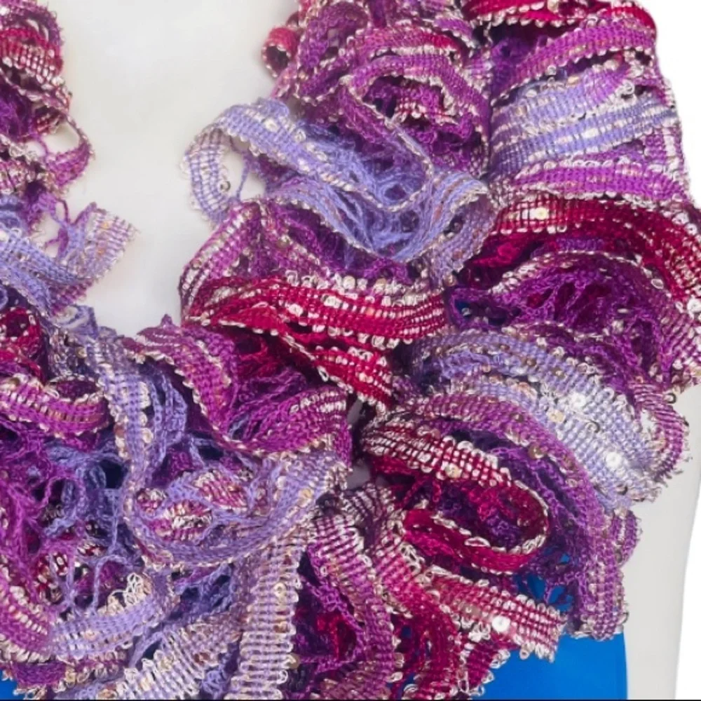Handmade Sashay Soft Ruffle Women’s Elegant Scarf